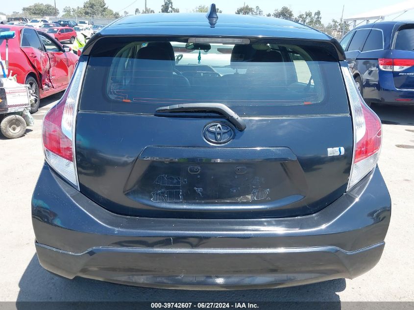 2017 Toyota Prius C Four VIN: JTDKDTB38H1592436 Lot: 39742607