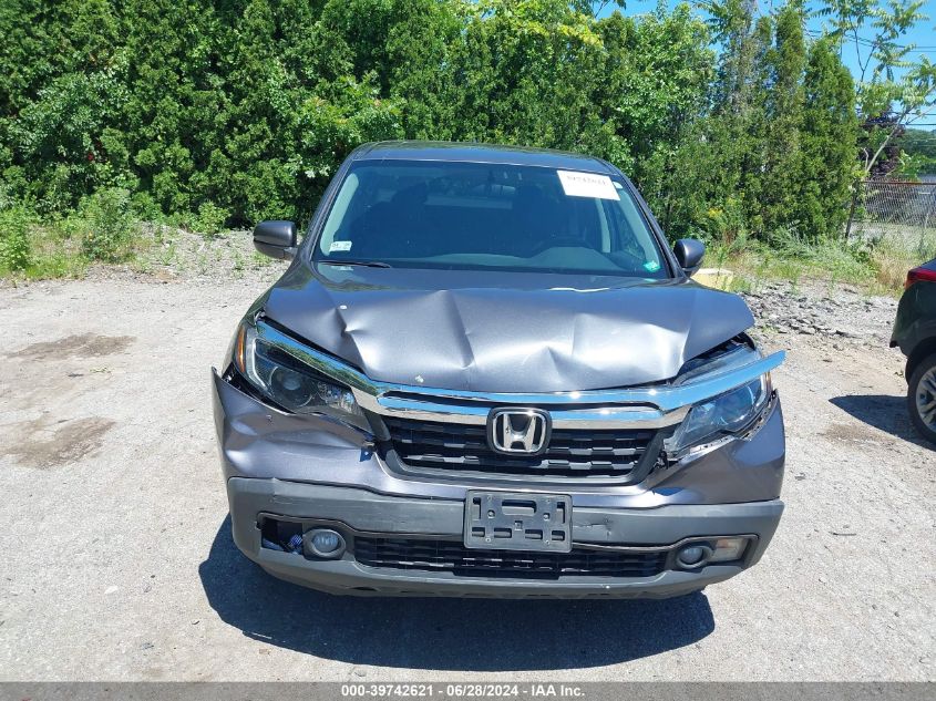 2018 Honda Ridgeline Rtl VIN: 5FPYK3F52JB010184 Lot: 39742621