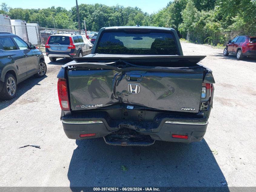 2018 Honda Ridgeline Rtl VIN: 5FPYK3F52JB010184 Lot: 39742621