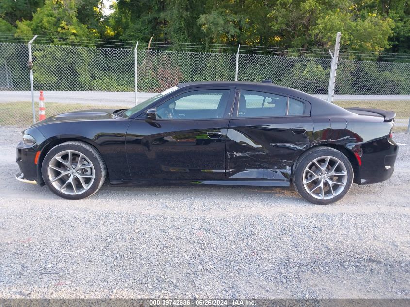 2022 Dodge Charger Gt VIN: 2C3CDXHGXNH197830 Lot: 39742636