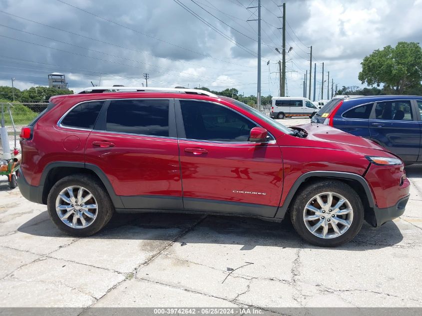2015 Jeep Cherokee Limited VIN: 1C4PJLDS3FW548377 Lot: 39742642