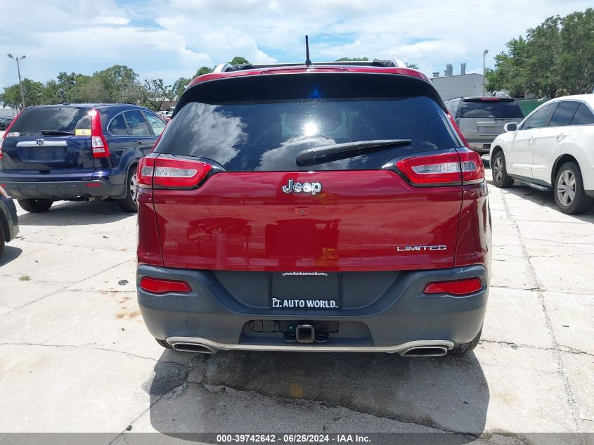 2015 Jeep Cherokee Limited VIN: 1C4PJLDS3FW548377 Lot: 39742642