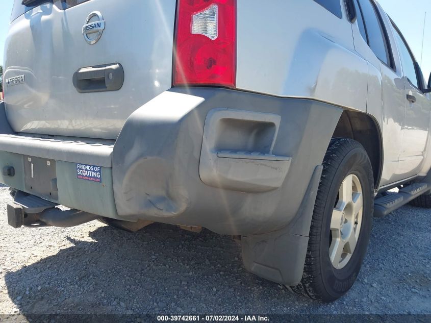 2008 Nissan Xterra S VIN: 5N1AN08UX8C501433 Lot: 39742661