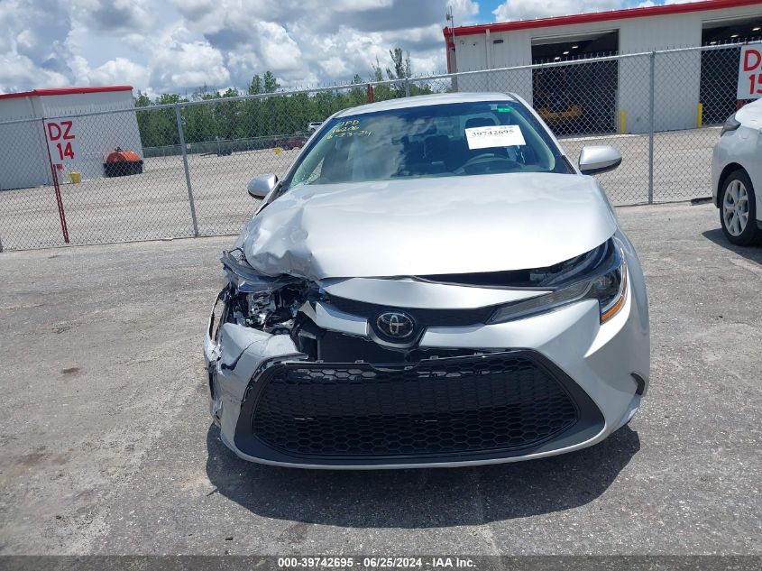 5YFEPMAE6NP389906 2022 Toyota Corolla Le