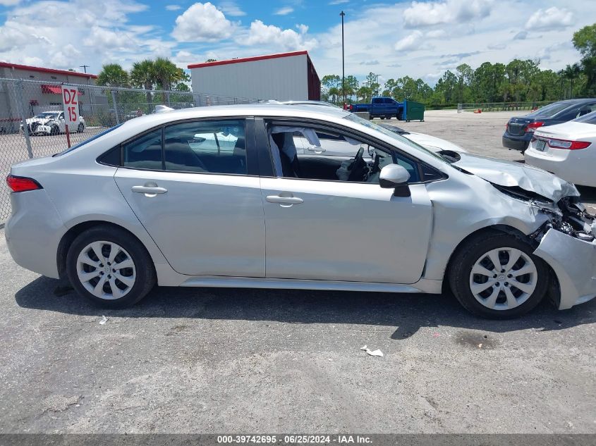 5YFEPMAE6NP389906 2022 Toyota Corolla Le