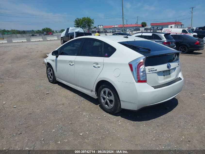 2015 Toyota Prius Four VIN: JTDKN3DU6F1913759 Lot: 39742714
