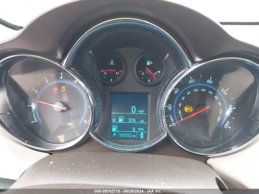 2012 Chevrolet Cruze Lt VIN: 1G1PG5SC8C7345666 Lot: 39742715