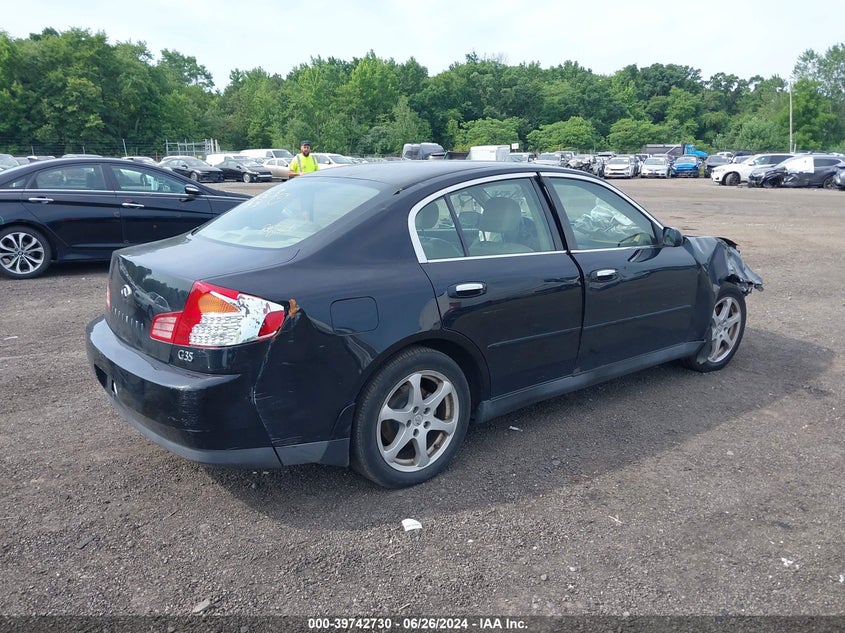 2004 Infiniti G35 VIN: JNKCV51EX4M104515 Lot: 39742730