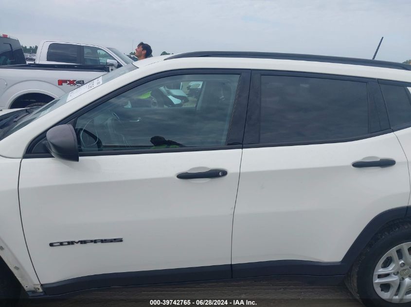 2018 Jeep Compass Sport Fwd VIN: 3C4NJCAB5JT495420 Lot: 39742765