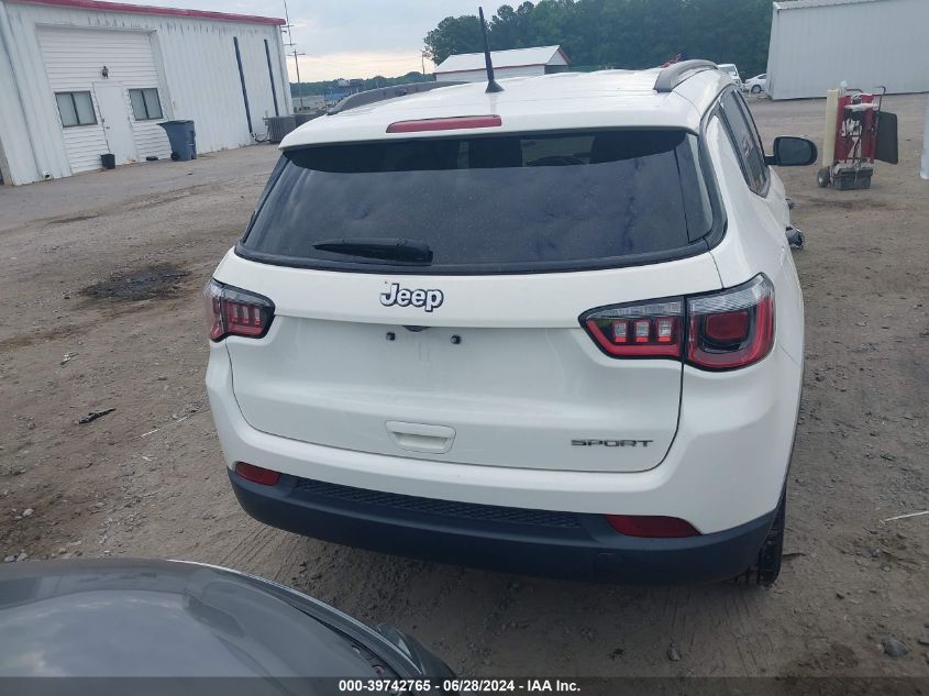 2018 Jeep Compass Sport Fwd VIN: 3C4NJCAB5JT495420 Lot: 39742765