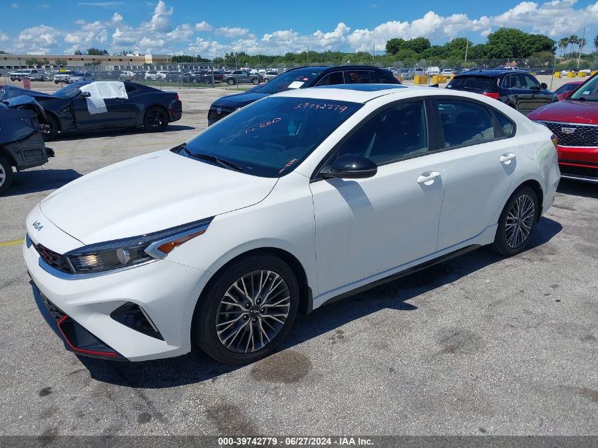 2023 Kia Forte Gt-Line VIN: 3KPF54AD9PE687209 Lot: 39742779