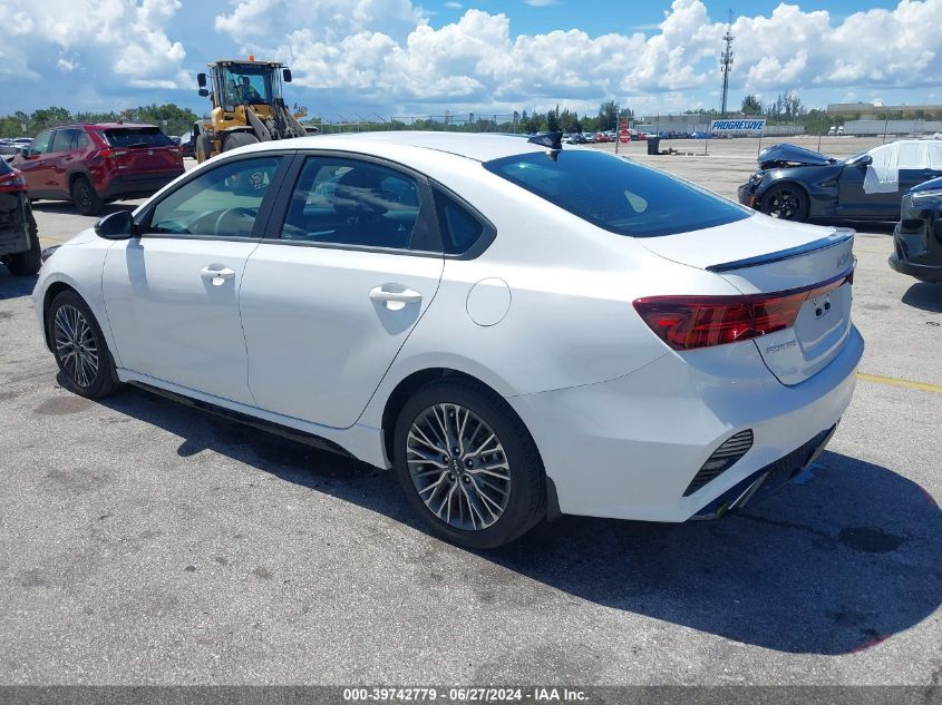 2023 Kia Forte Gt-Line VIN: 3KPF54AD9PE687209 Lot: 39742779