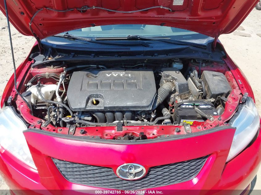 2010 Toyota Corolla Le VIN: JTDBU4EE0AJ078699 Lot: 39742785