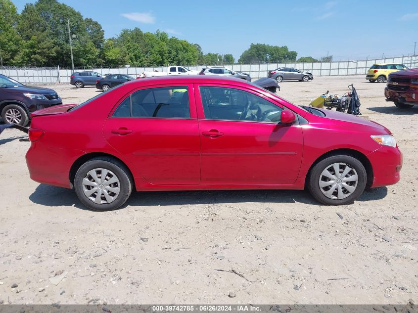 2010 Toyota Corolla Le VIN: JTDBU4EE0AJ078699 Lot: 39742785