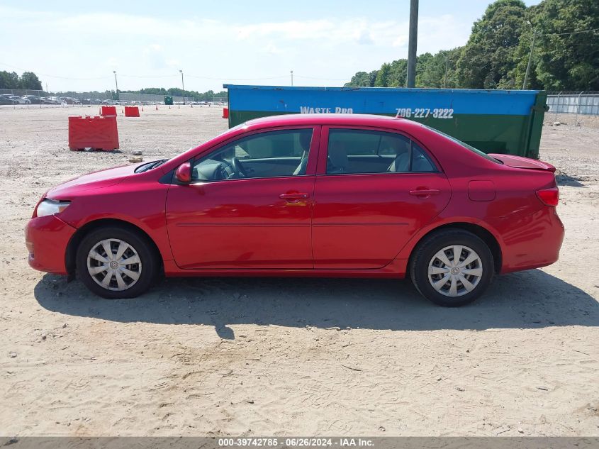 2010 Toyota Corolla Le VIN: JTDBU4EE0AJ078699 Lot: 39742785