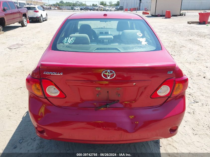 2010 Toyota Corolla Le VIN: JTDBU4EE0AJ078699 Lot: 39742785