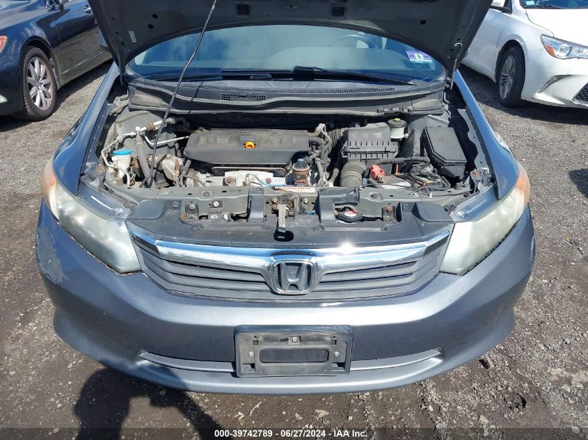 2HGFB2F51C8302417 | 2012 HONDA CIVIC