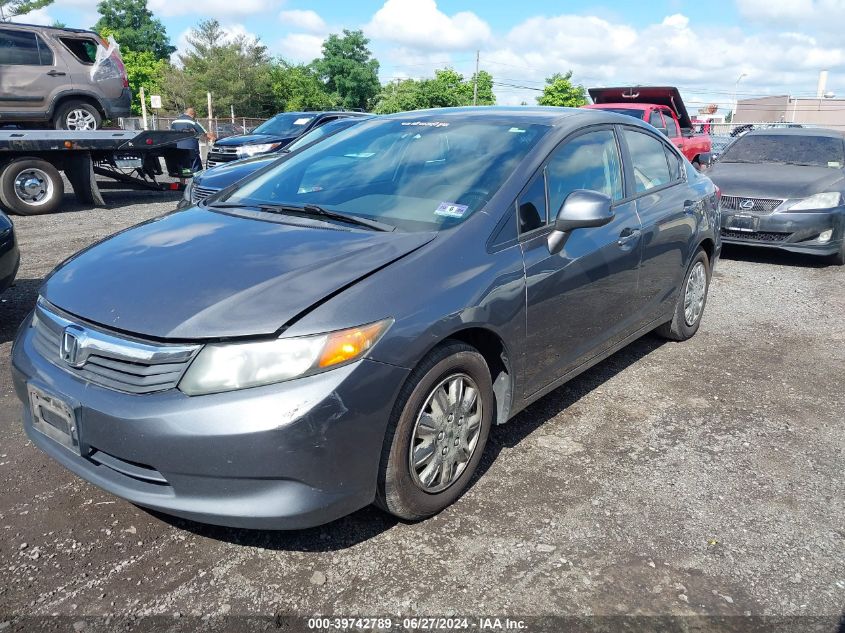 2HGFB2F51C8302417 | 2012 HONDA CIVIC