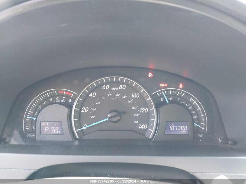 2012 Toyota Camry Le VIN: 4T1BF1FK2CU193489 Lot: 39742795