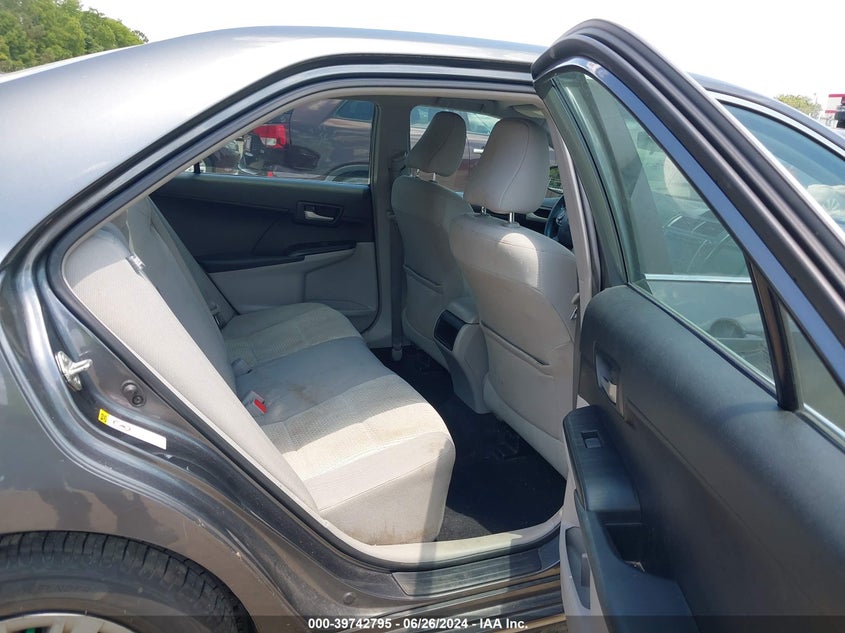 2012 Toyota Camry Le VIN: 4T1BF1FK2CU193489 Lot: 39742795