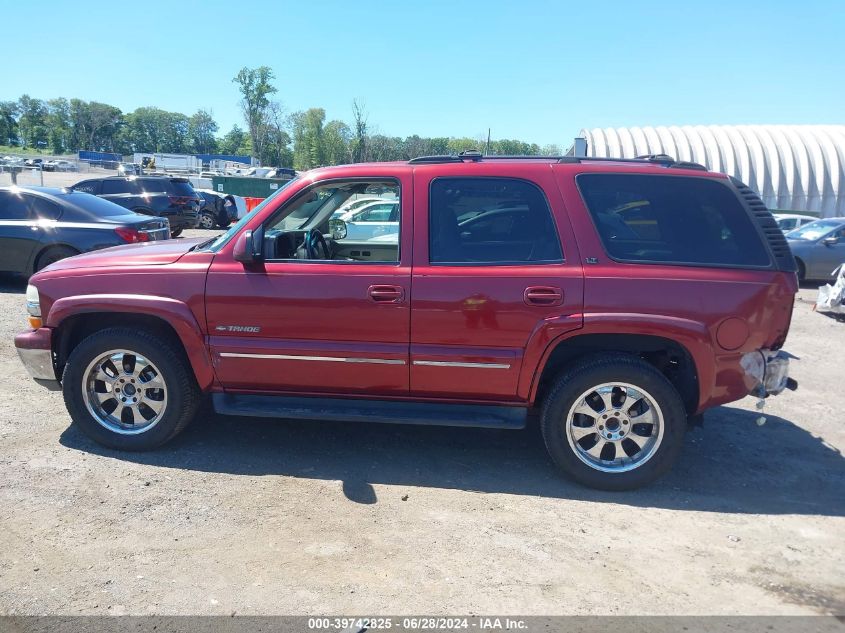 2002 Chevrolet Tahoe Lt VIN: 1GNEK13Z22J256368 Lot: 39742825