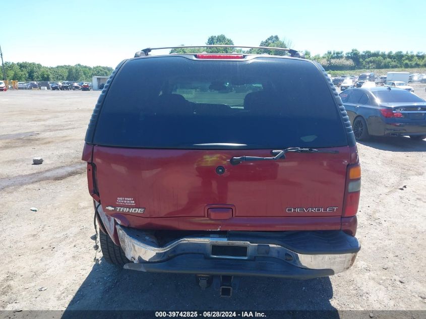 2002 Chevrolet Tahoe Lt VIN: 1GNEK13Z22J256368 Lot: 39742825
