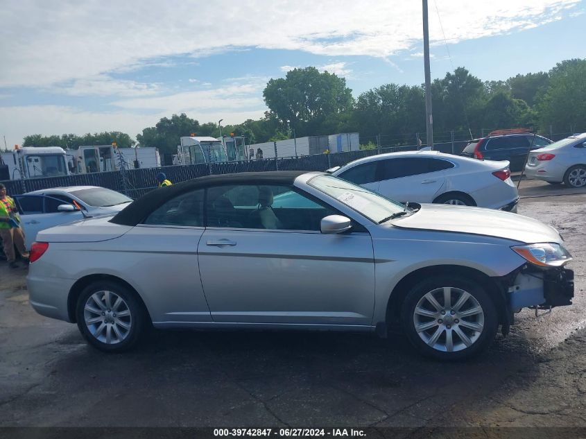 2012 Chrysler 200 Touring VIN: 1C3BCBEG5CN246118 Lot: 39742847