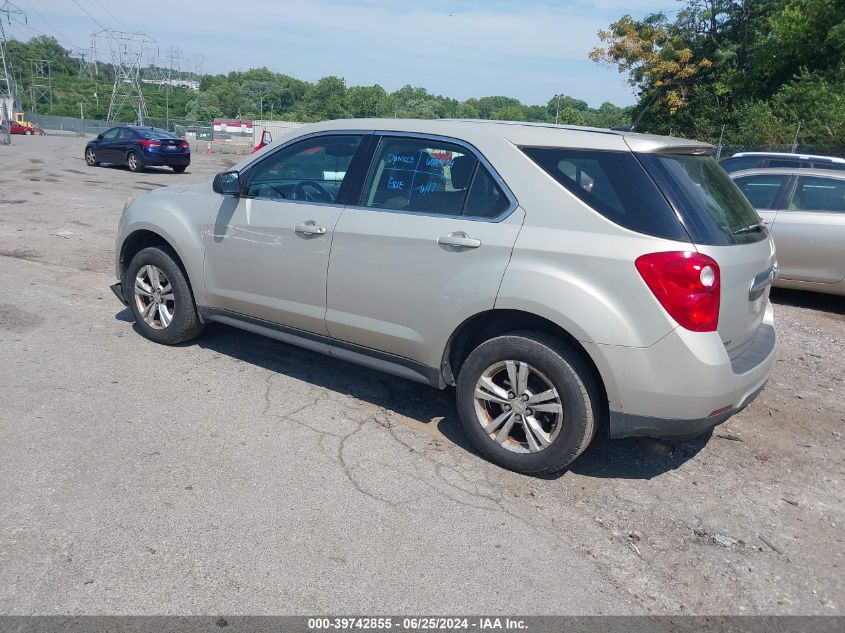 2GNALBEK4C1200221 2012 Chevrolet Equinox Ls