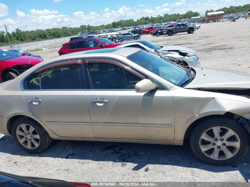 2006 Kia Optima Ex (New)/Lx (New) VIN: KNAGE123965045721 Lot: 39742863