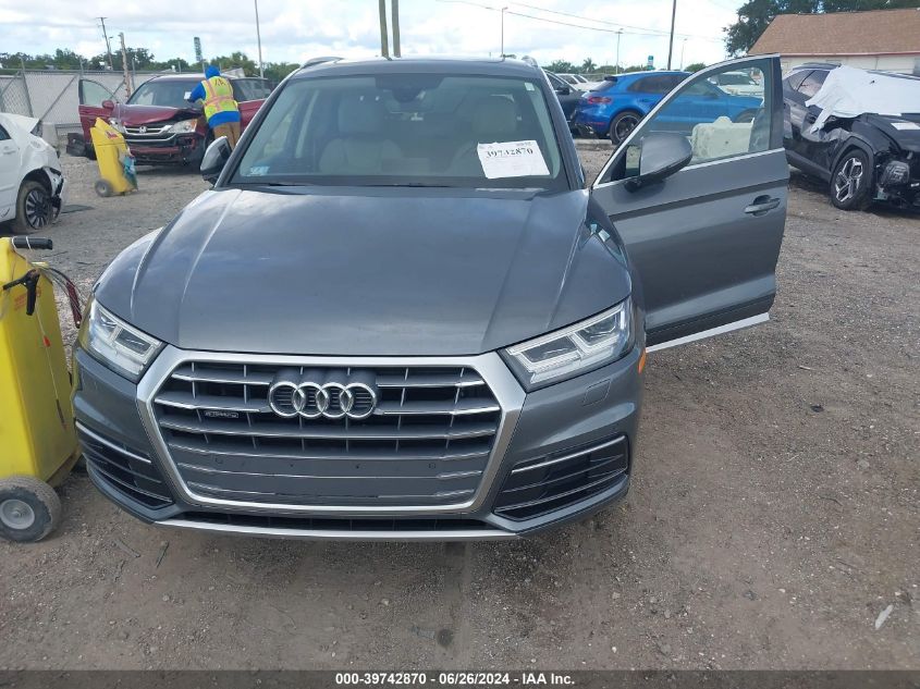 2018 Audi Q5 Premium Plus VIN: WA1BNAFY7J2070706 Lot: 39742870