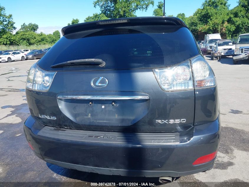 2009 Lexus Rx 350 VIN: 2T2HK31U29C096938 Lot: 39742878