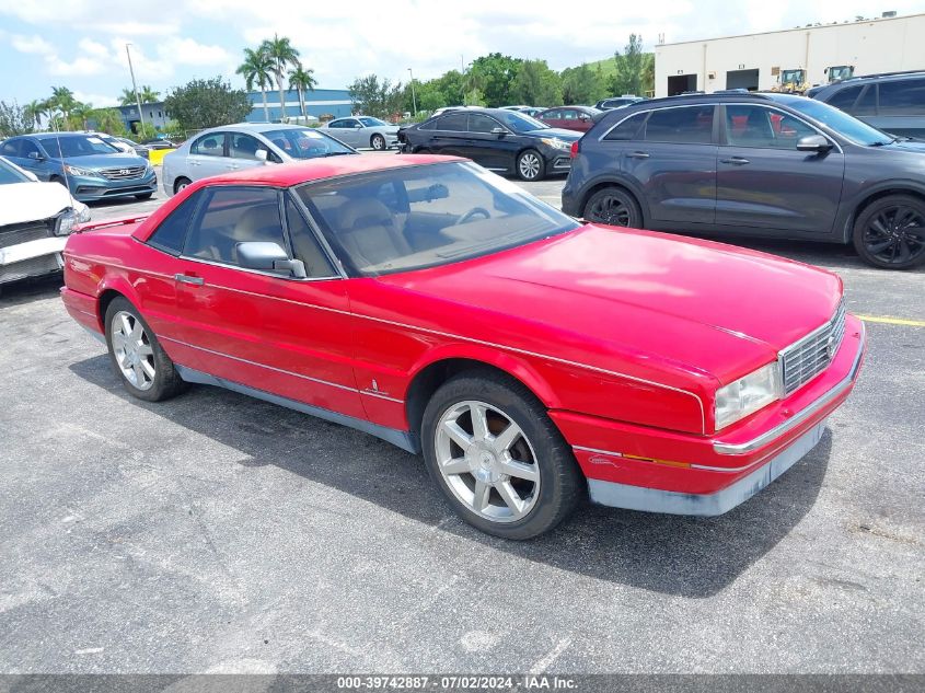 1G6VS3380NU125229 1992 Cadillac Allante