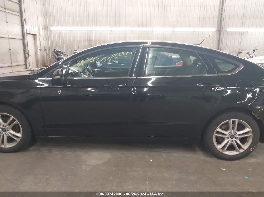 2018 Ford Fusion Se VIN: 3FA6P0H7XJR257603 Lot: 39742896