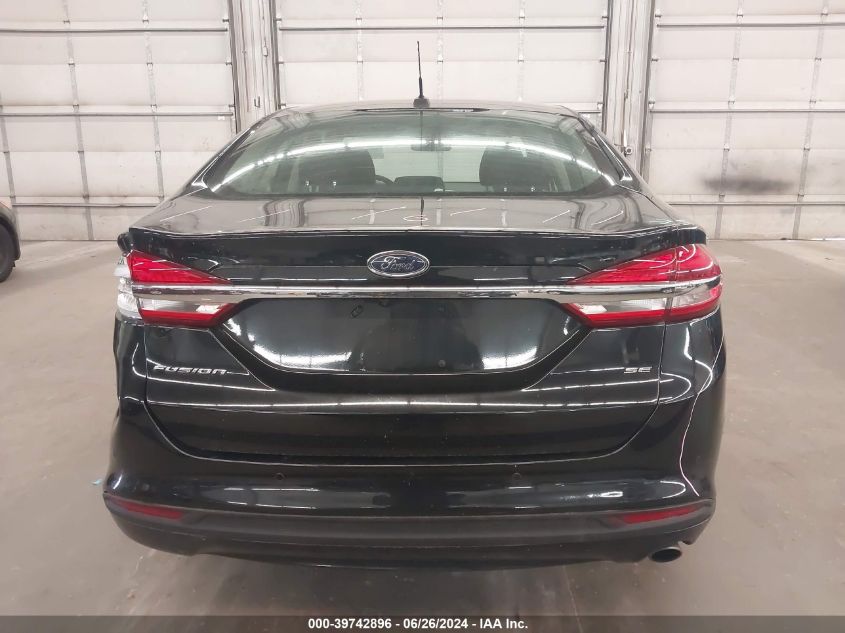 2018 Ford Fusion Se VIN: 3FA6P0H7XJR257603 Lot: 39742896