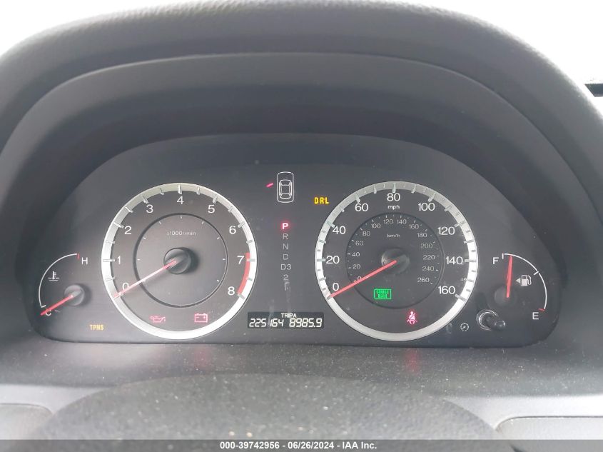 2009 Honda Accord 2.4 Lx VIN: 1HGCP26319A086272 Lot: 39742956