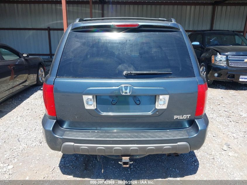 2003 Honda Pilot Ex VIN: 2HKYF18473H539625 Lot: 39742969