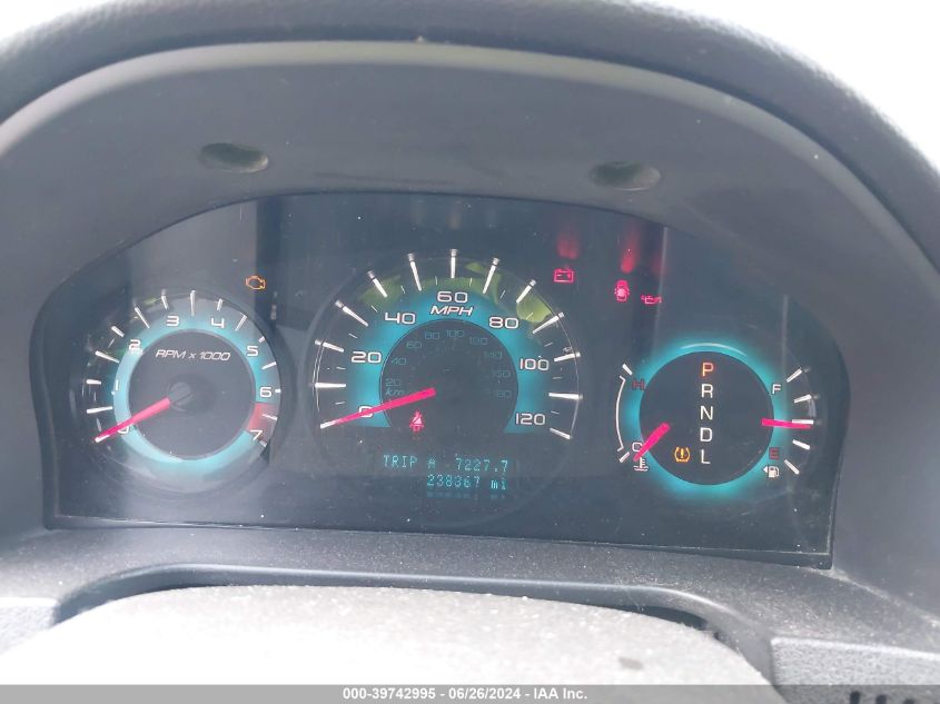 2010 Ford Fusion Sel VIN: 3FAHP0JA1AR242289 Lot: 39742995