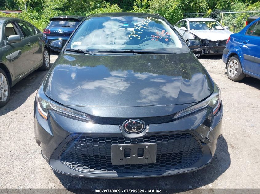 2022 Toyota Corolla Le VIN: JTDEPMAE0NJ223255 Lot: 39743009