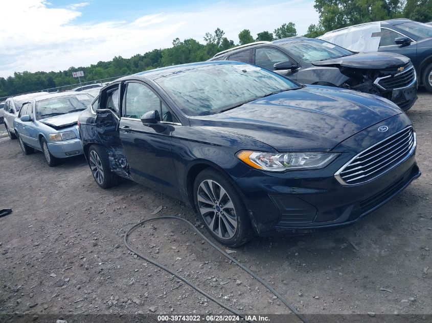 2020 Ford Fusion Se VIN: 3FA6P0T91LR140875 Lot: 39743022