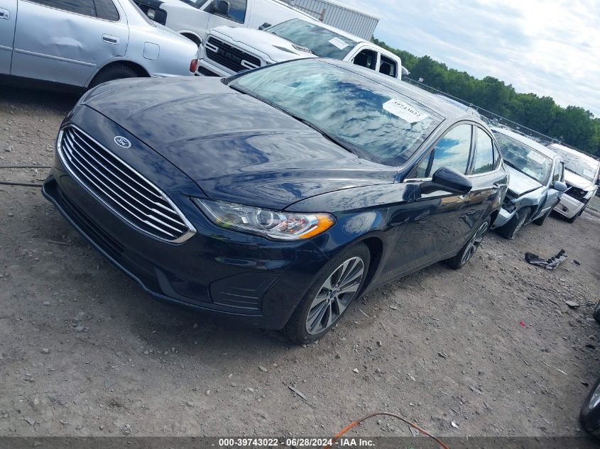 2020 Ford Fusion Se VIN: 3FA6P0T91LR140875 Lot: 39743022