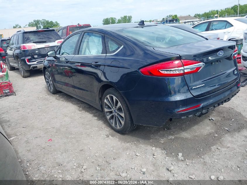 2020 Ford Fusion Se VIN: 3FA6P0T91LR140875 Lot: 39743022