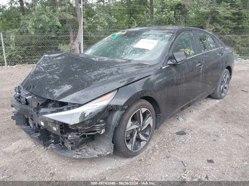 KMHLN4AJ9NU014617 2022 Hyundai Elantra Hybrid Limited