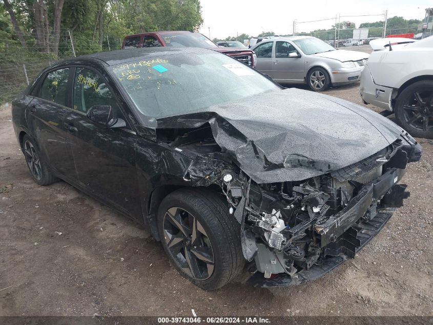 KMHLN4AJ9NU014617 2022 Hyundai Elantra Hybrid Limited