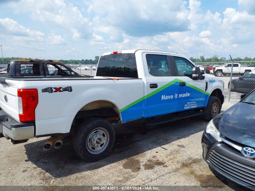 2018 Ford F-250 Xl VIN: 1FT7W2BT8JEB67839 Lot: 39743071