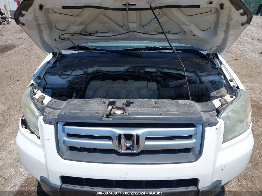 2006 Honda Pilot Ex-L VIN: 5FNYF18586B004864 Lot: 39743077