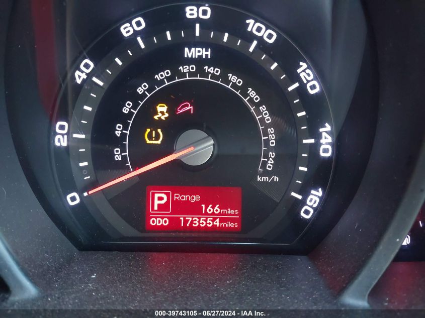 2012 Kia Sportage Lx VIN: KNDPB3A25C7288054 Lot: 39743105