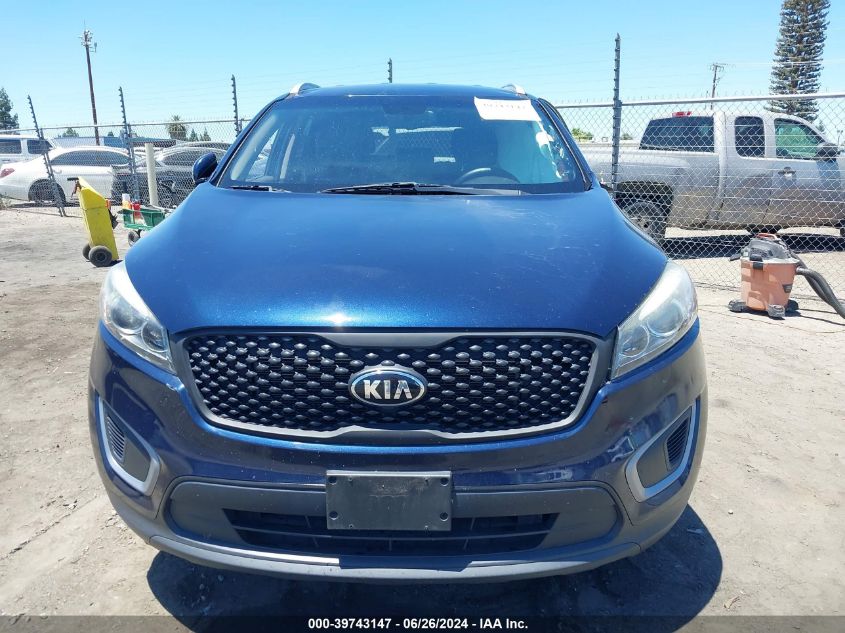 2017 KIA SORENTO 2.4L LX - 5XYPGDA37HG198480