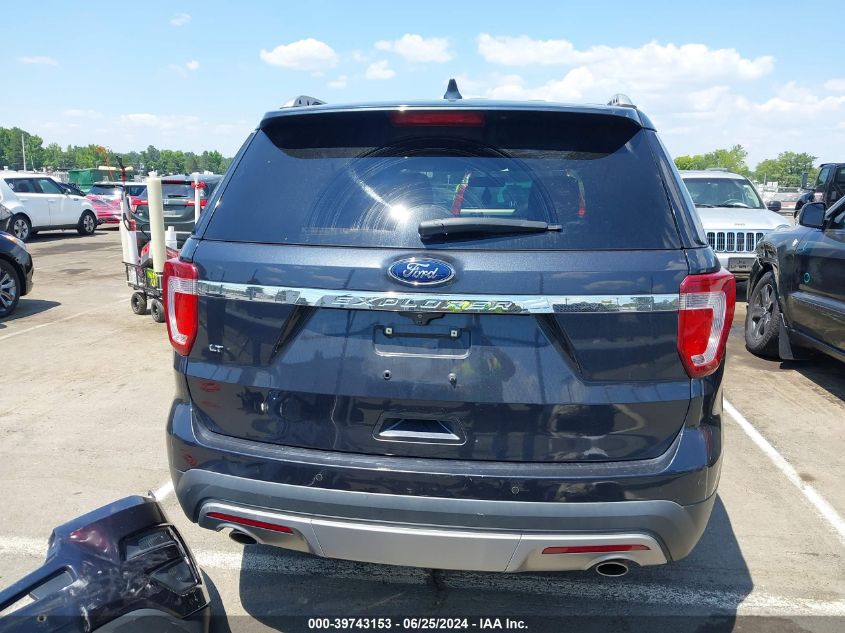 2017 Ford Explorer Xlt VIN: 1FM5K7D87HGE32723 Lot: 39743153