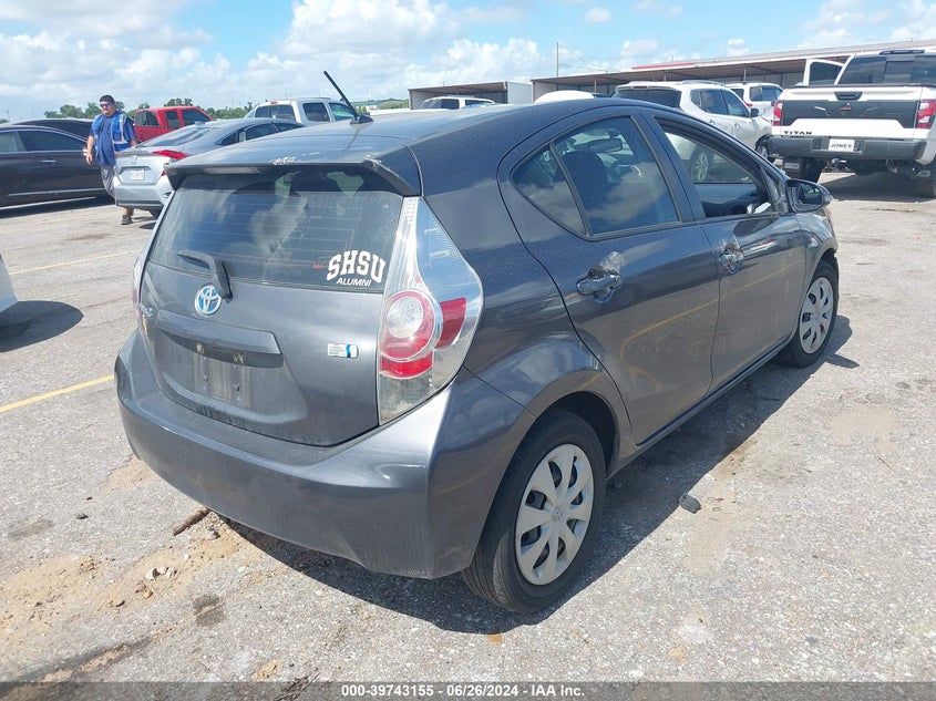 2013 Toyota Prius C VIN: JTDKDTB39D1548357 Lot: 39743155