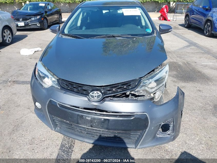 2015 Toyota Corolla L/Le/Le Pls/Prm/S/S Pls VIN: 5YFBURHE3FP266497 Lot: 39743200